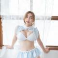 Champ Phawida Sexy White Lingerie and Dress - 22