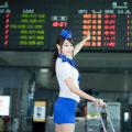 Sun Hui Tong   Stewardess High speed Railway - 055