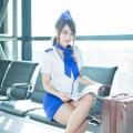 Sun Hui Tong   Stewardess High speed Railway - 066