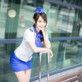 Sun Hui Tong   Stewardess High speed Railway - 084