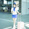 Sun Hui Tong   Stewardess High speed Railway - 085