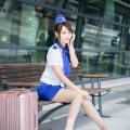 Sun Hui Tong   Stewardess High speed Railway - 087