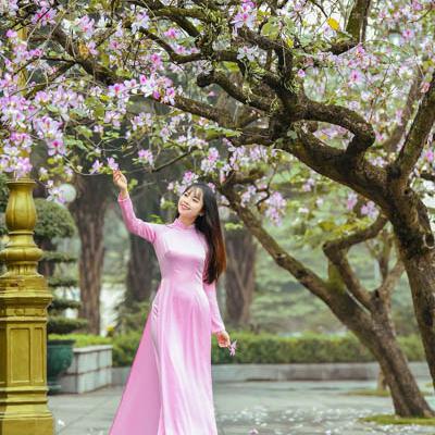 Màu tím mộng mơ của Áo Dài Việt Nam 10