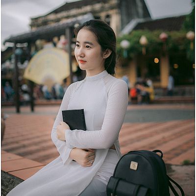 Võ Xuân Châu - Áo Dài ở Hội An 02